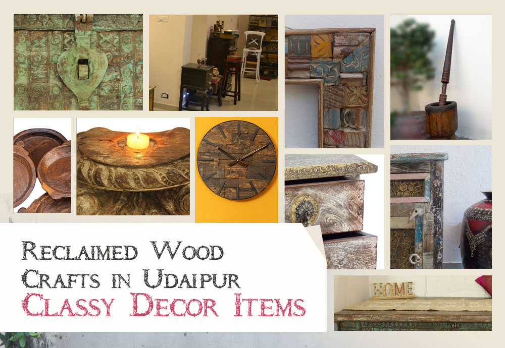 Reclaimed Wood Crafts in Udaipur - Classy Decor Items