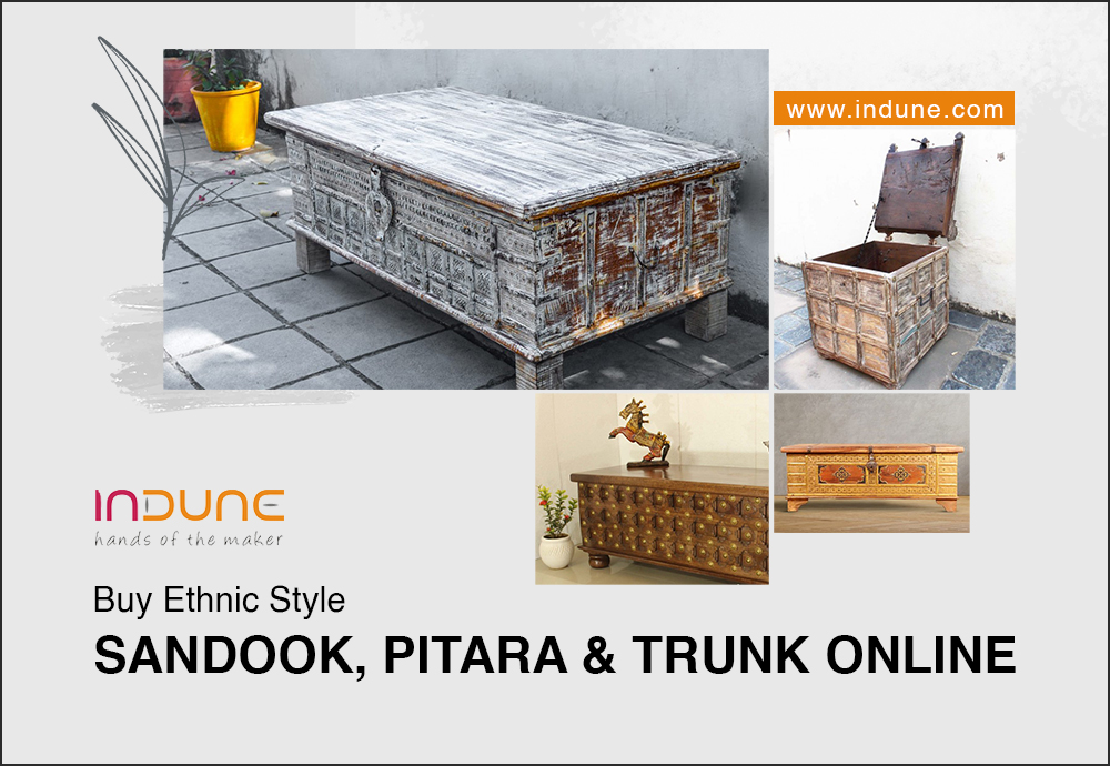 Buy Old Design Sandook Pitara Trunk