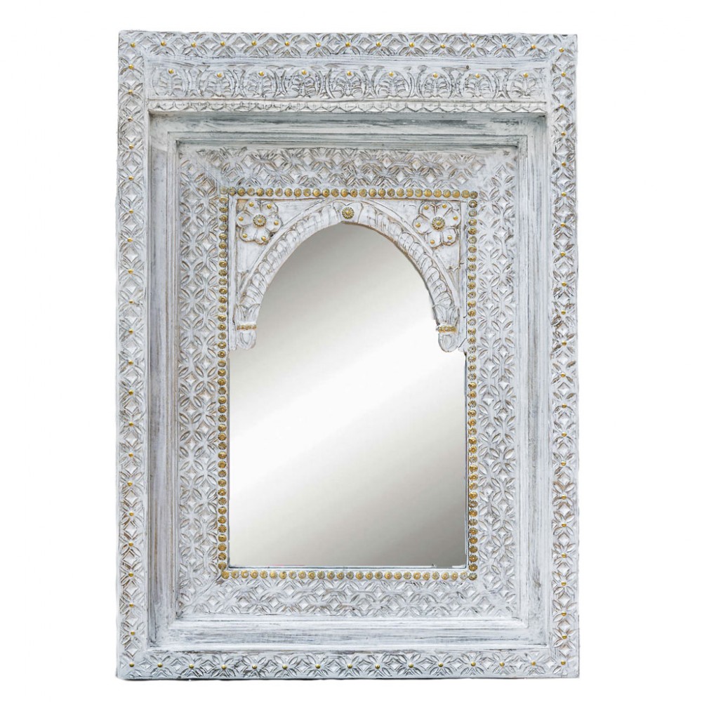 Wooden Jharokha with mirror